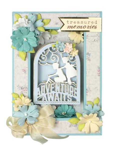 Spellbinders Die "Layered Adventure Awaits Children Scene" Stanzschablone