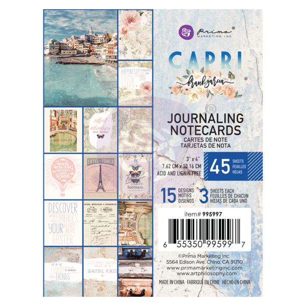 Prima Marketing Capri 3x4 Inch Journaling Cards (9995997)