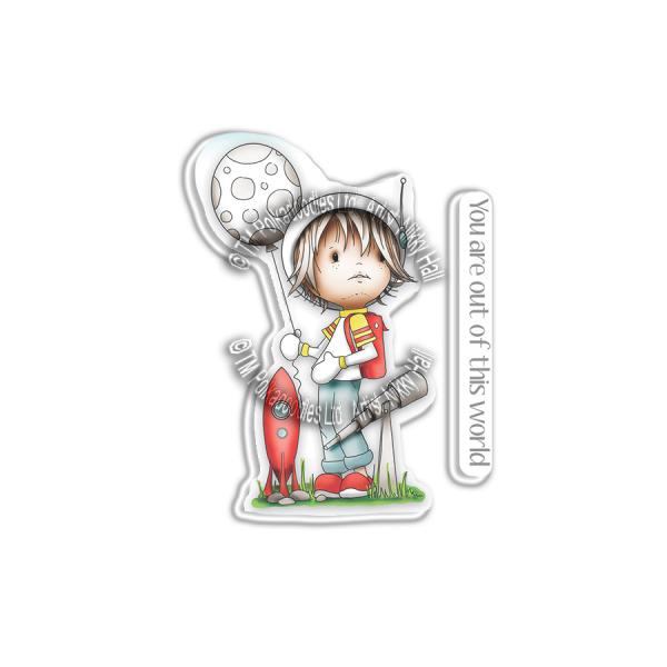 Polkadoodles Stempel "Little Dudes Astronaut" Clear Stamp