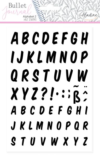 Aladine Bullet Journal "Alphabet 2"  Foam Stamp