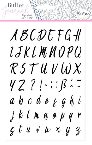 Aladine Bullet Journal " Alphabet 1"  Foam Stamp