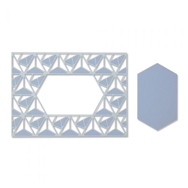 Sizzix Framelits Craft Die-Set - Sizzix Geo Lattice Grame / 3D Rahmen