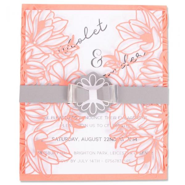 Sizzix Thinlits Craft Die-Set - Floral Wrap / Blüten Seiten