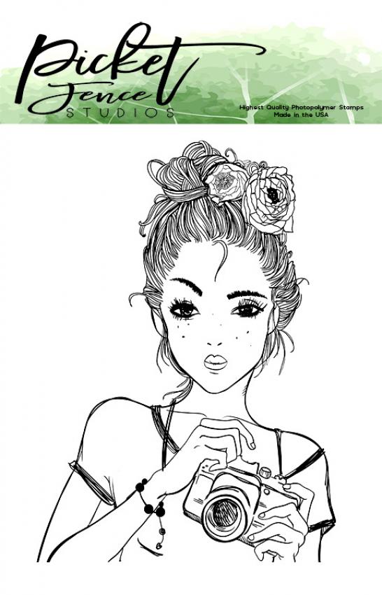 Picket Fence Studios Marti Girl Clear Stamps (BG-106)