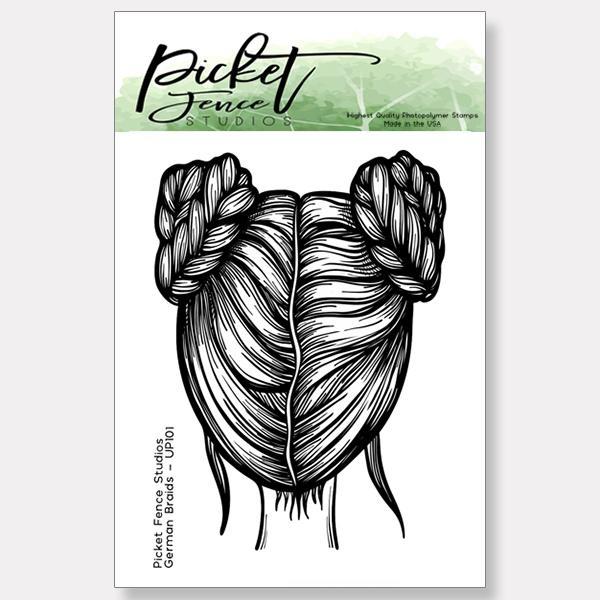 Picket Fence Studios German Braids Clear Stamps (UP-101)