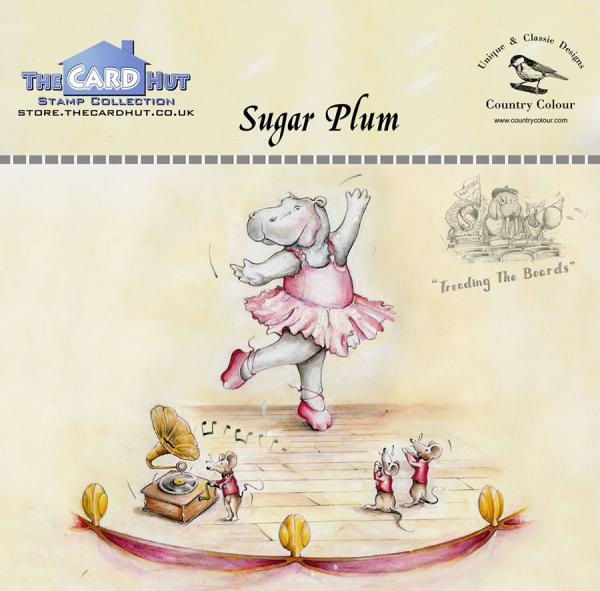 The Card Hut Sugar Plum  Clear Stamps / Nilpferd Stempelset (CCTBSP)
