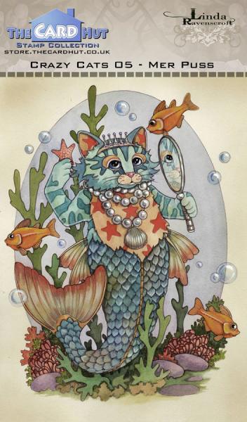 The Card Hut Crazy Cats Mer Puss  Clear Stamps / Katze Stempelset (LRCC005)