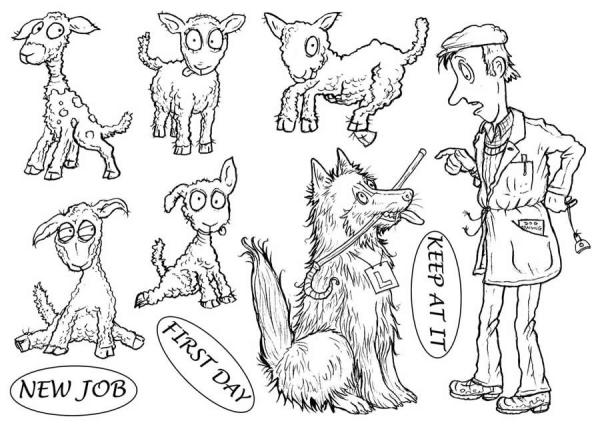 The Card Hut Training Day  Clear Stamps / Schäfer Stempelset (MBWWTD)
