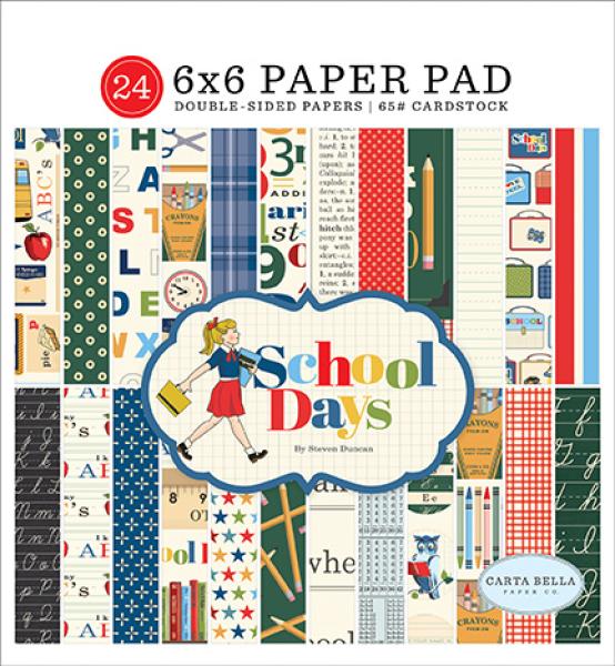 Carta Bella "School Days" 6x6" Paper Pad