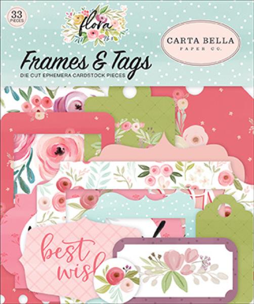 Carta Bella "Flora No.3" Frames & Tags