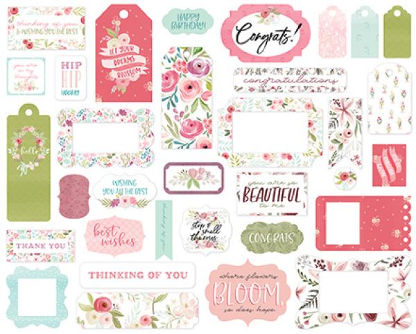 Carta Bella "Flora No.3" Frames & Tags