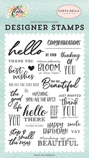 Carta Bella "The Good Life" Stempelset - Clear Stamp-Set