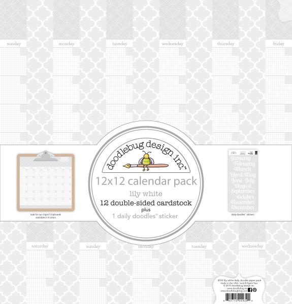 Doodlebug Design Daily Doodles 12x12 Inch Paper Pack  - Designpapier 