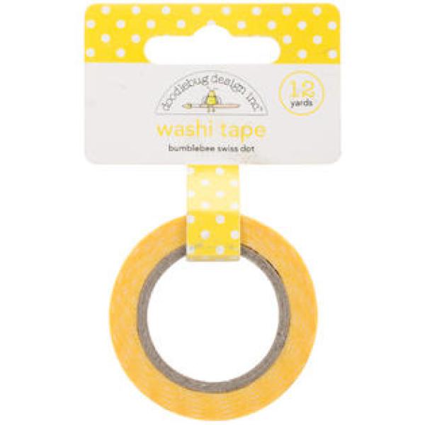 Doodlebug Design Bumblebee Swiss Dot Washi Tape 