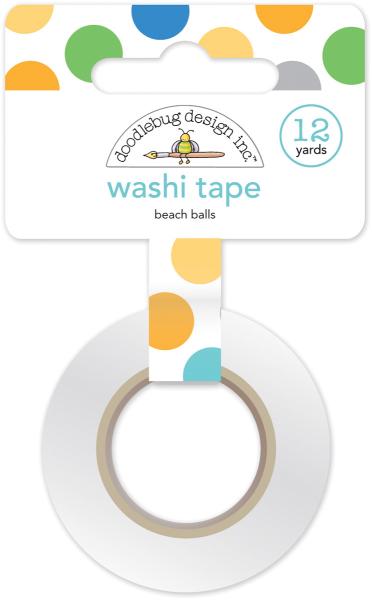 Doodlebug Design Beach Balls Washi Tape 