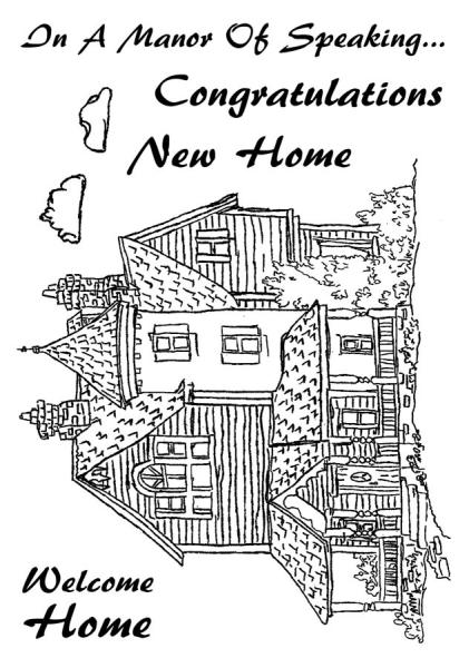 The Card Hut Victorian House  Clear Stamps / Haus Stempelset 