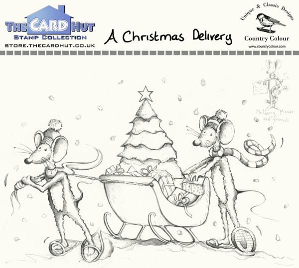 The Card Hut A Christmas Delivery  Clear Stamps / Maus Stempelset 