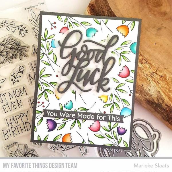 My Favorite Things Die-namics "Good Luck Greeting" | Stanzschablone | Stanze | Craft Die