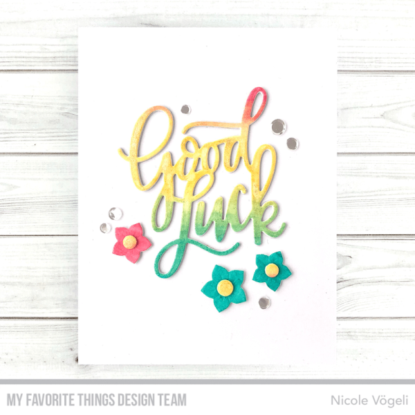 My Favorite Things Die-namics "Good Luck Greeting" | Stanzschablone | Stanze | Craft Die