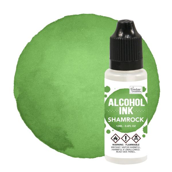 Couture Creations Alcohol Ink Shamrock 