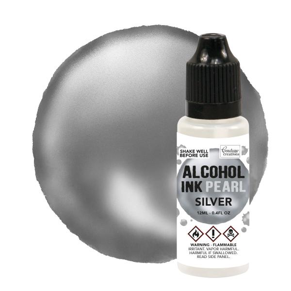 Couture Creations Alcohol Ink Pearl Silver 