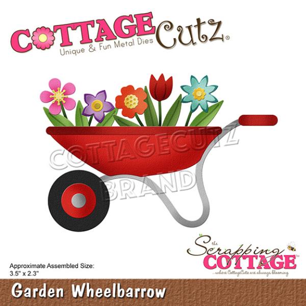 Scrapping Cottage Die - Garden Wheelbarrow  - Schubkare