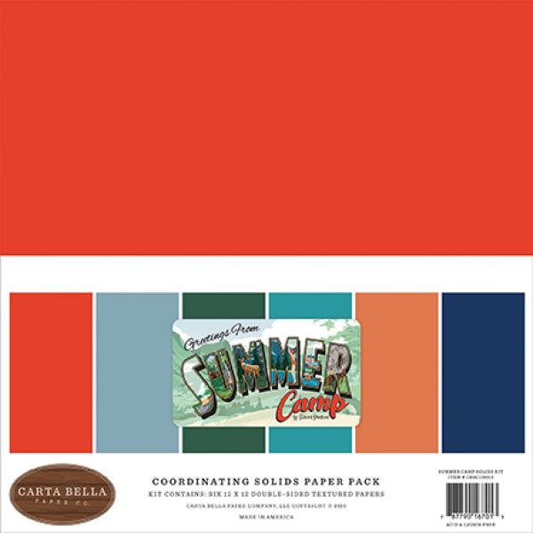Carta Bella "Summer Camp" 12x12" Paper Pad