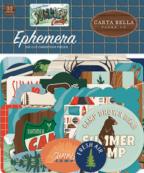 Carta Bella "Summer Camp" Ephemera - Stanzteile