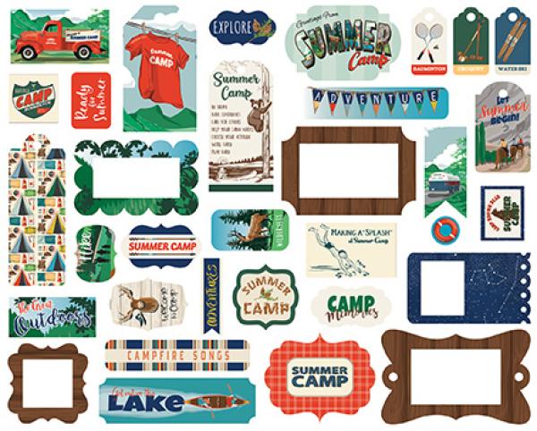 Carta Bella "Summer Camp" Frames & Tags