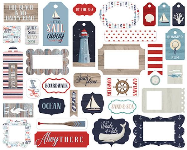 Carta Bella "Carta Bella " Ephemera Frames & Tags