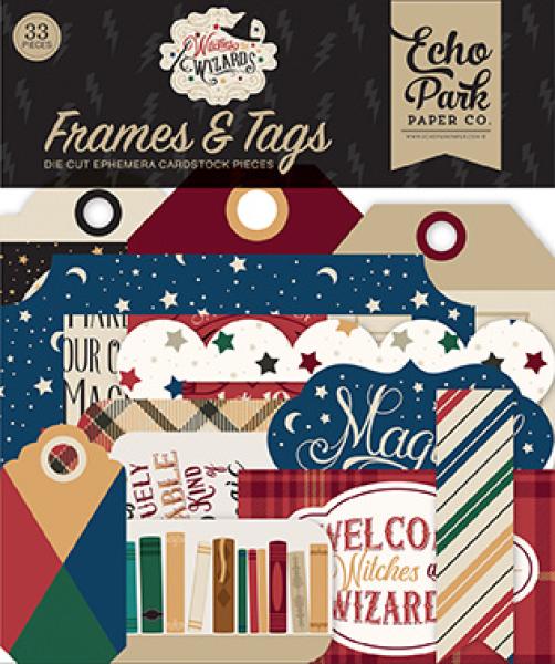 Echo Park "Witches & Wizards" Frames & Tags