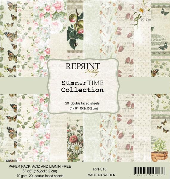 Reprint Summer Time 6x6 Inch Paper Pack