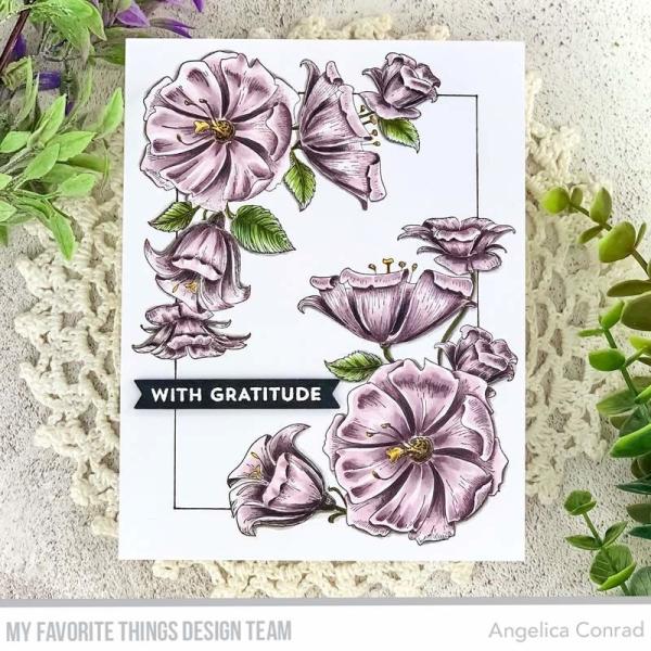 My Favorite Things "Floral Fantasy " Cling Stamp