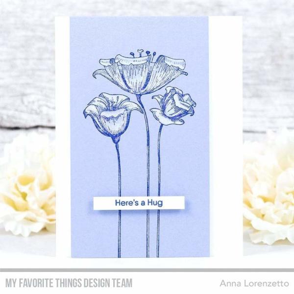 My Favorite Things "Fine-Lined Floral " Cling Stamp