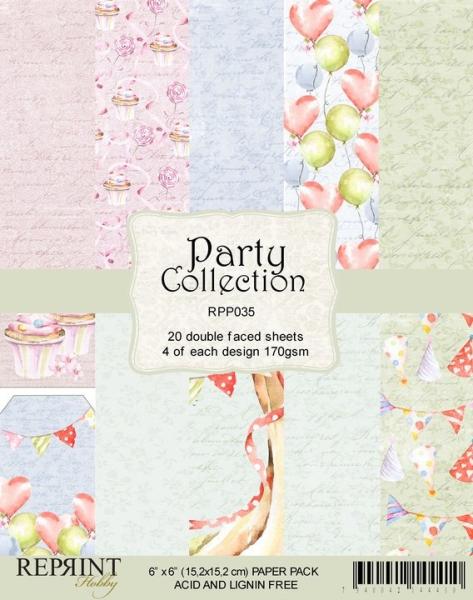Reprint Party 6x6 Inch Paper Pack