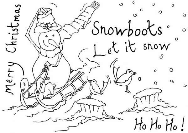 The Card Hut Snowboots: Merry Christmas  Clear Stamps /  Stempelset 