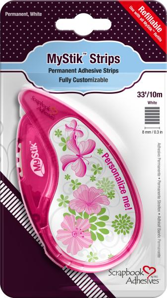 Scrapbook Adhesives MyStik Permanent Strips Dispenser  