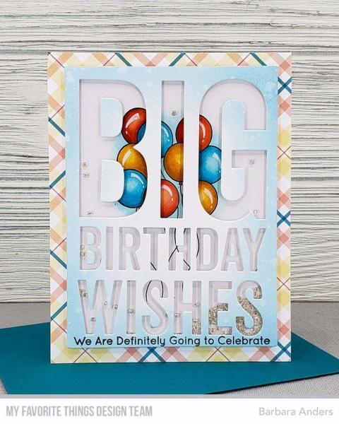 My Favorite Things Big Birthday Wishes Die-namics  | Stanzschablone | Stanze | Craft Die
