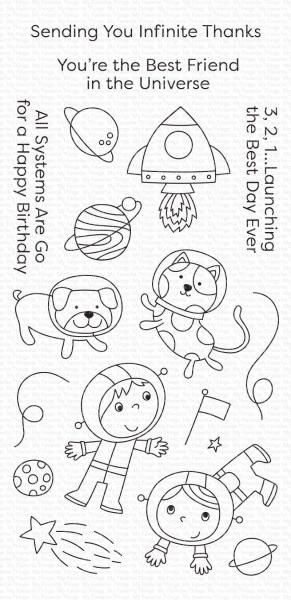 My Favorite Things Stempel "Best Friends in the Universe" Clear Stamp