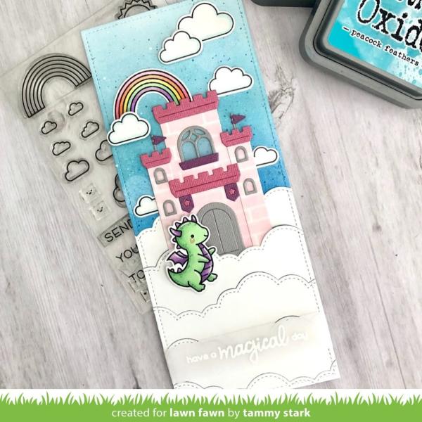 Lawn Fawn Stempelset "Little Dragon" Clear Stamp