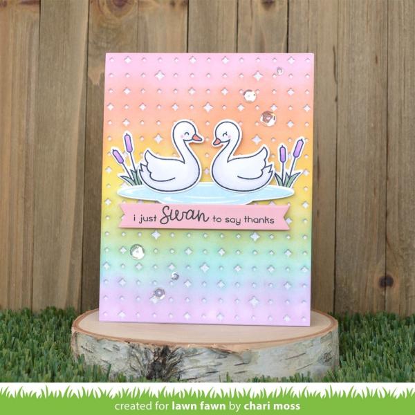 Lawn Fawn Craft Dies - Sparkle Backdrop
