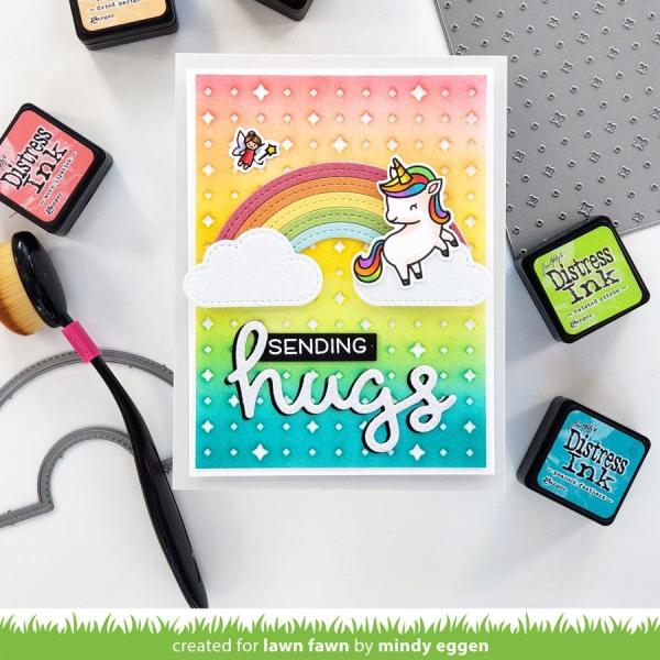 Lawn Fawn Craft Dies - Sparkle Backdrop