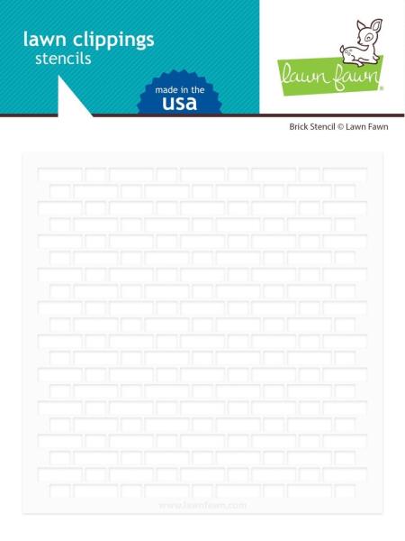 Lawn Fawn Stencil - Schablone - Brick Stencil