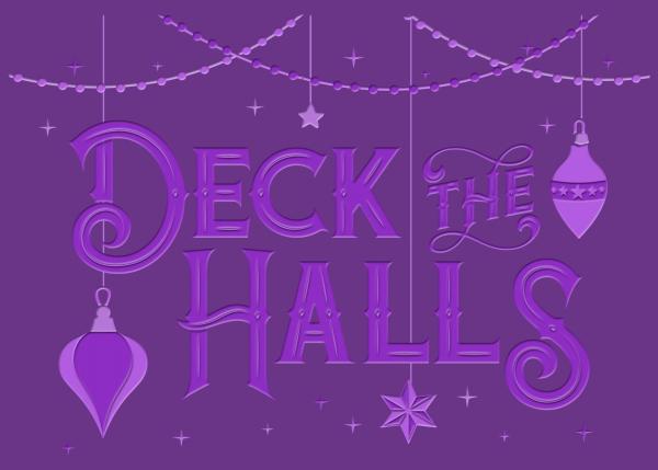 Gemini Deck The Halls 3D Embossing Folder- 3D Prägefolder 