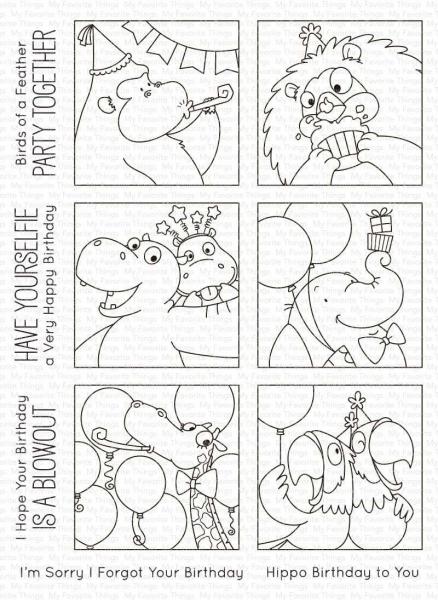 My Favorite Things Stempelset "Picture Perfect Party Animals" Clear Stamp
