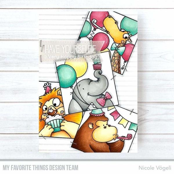 My Favorite Things Stempelset "Picture Perfect Party Animals" Clear Stamp
