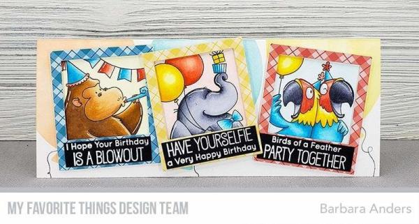 My Favorite Things Stempelset "Picture Perfect Party Animals" Clear Stamp