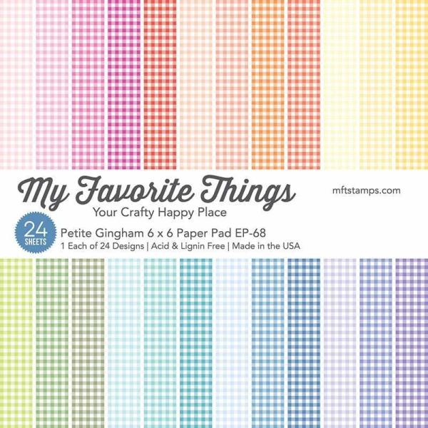 My Favorite Things Petite Gingham 6x6 Inch Paper Pad