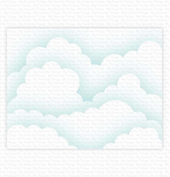 My Favorite Things "Rolling Clouds" Stencil 6x6"
