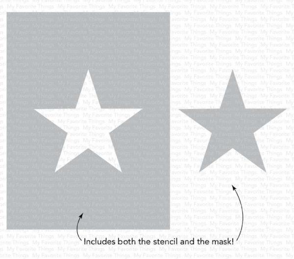 My Favorite Things "Star Extraordinaire" Stencil 6x6"